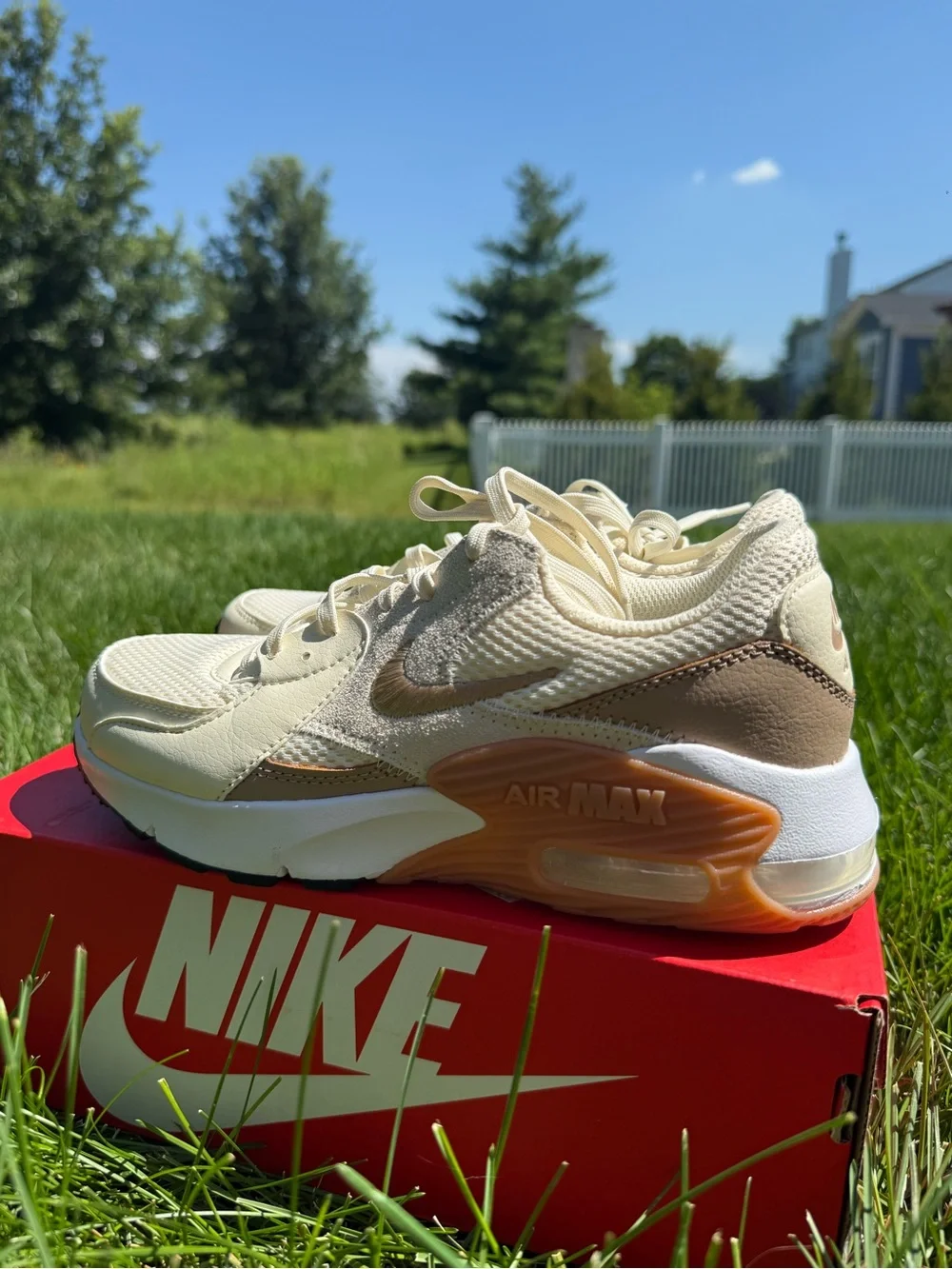 Nike Coconut Milk/Team Gold-Hemp